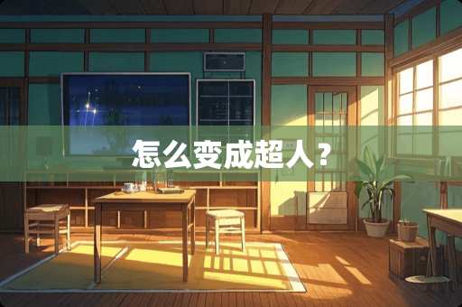 怎么变成超人？