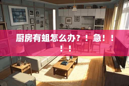 厨房有蛆怎么办？！急！！！！