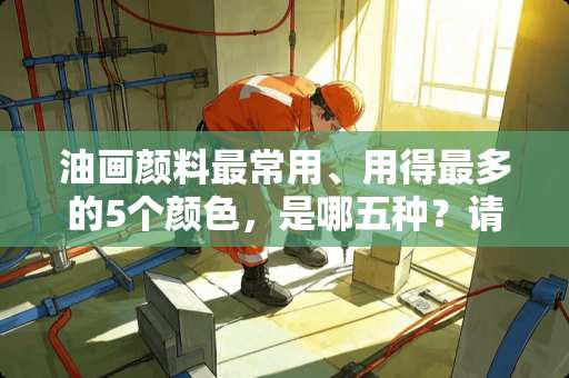 油画颜料最常用、用得最多的5个颜色，是哪五种？请说明理由。