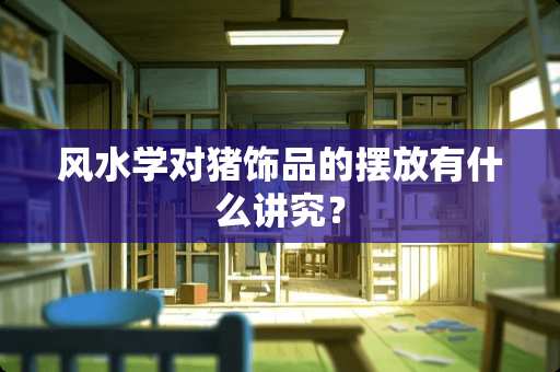 风水学对猪饰品的摆放有什么讲究？