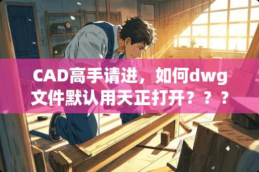 CAD高手请进，如何dwg文件默认用天正打开？？？