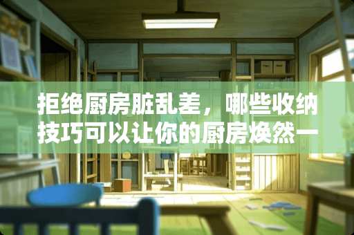 拒绝厨房脏乱差，哪些收纳技巧可以让你的厨房焕然一新？