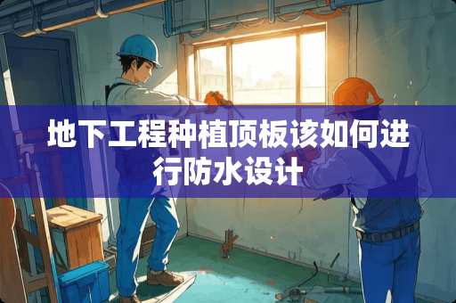 地下工程种植顶板该如何进行防水设计