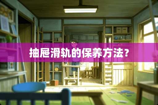 抽屉滑轨的保养方法？