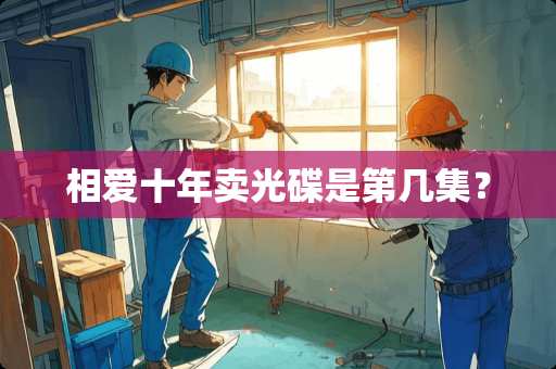 相爱十年卖光碟是第几集？