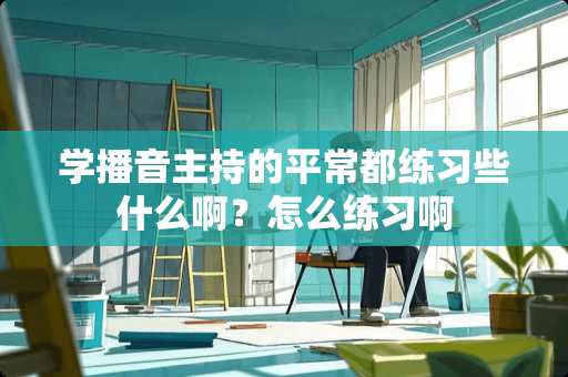 学播音主持的平常都练习些什么啊？怎么练习啊