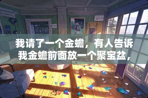 我请了一个金蟾，有人告诉我金蟾前面放一个聚宝盆，里面放上硬币，这样好吗？