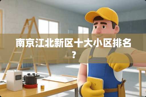 南京江北新区十大小区排名？