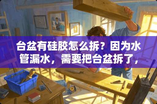 台盆有硅胶怎么拆？因为水管漏水，需要把台盆拆了，但是有硅胶，怎么拆？