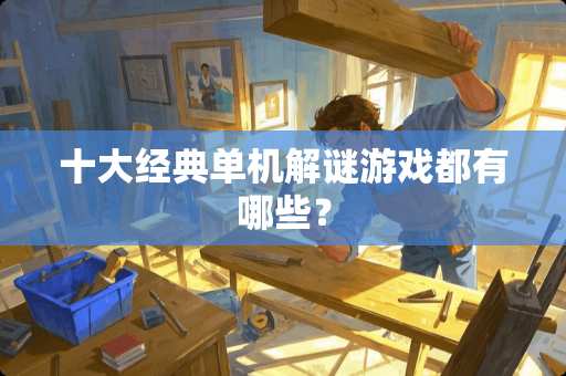 十大经典单机解谜游戏都有哪些？