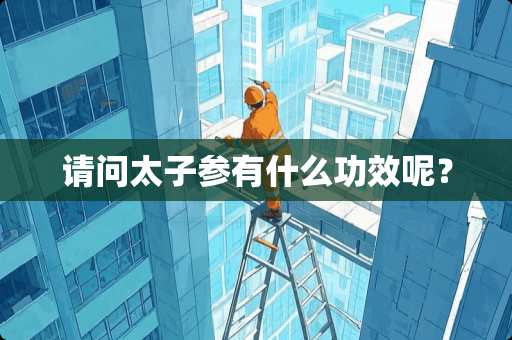 请问太子参有什么功效呢？