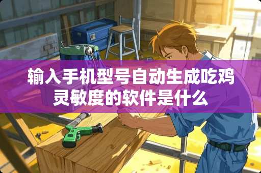 输入手机型号自动生成吃鸡灵敏度的软件是什么