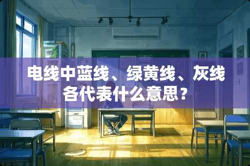 电线中蓝线、绿黄线、灰线各代表什么意思？