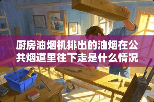 厨房油烟机排出的油烟在公共烟道里往下走是什么情况？