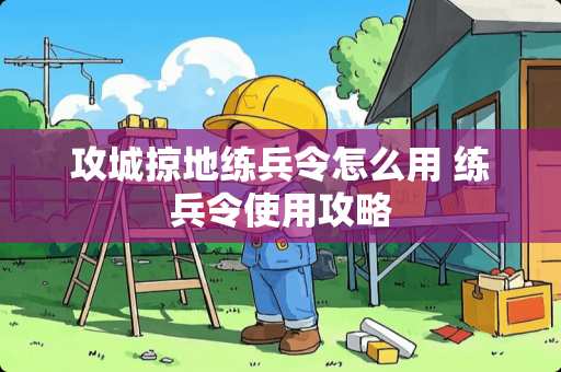 攻城掠地练兵令怎么用 练兵令使用攻略