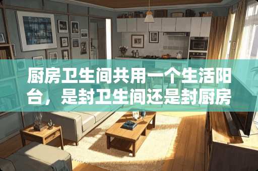 厨房卫生间共用一个生活阳台，是封卫生间还是封厨房？