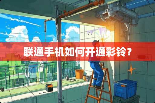 联通手机如何开通彩铃？