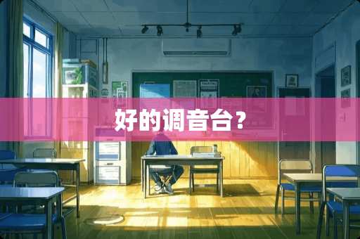 好的调音台？