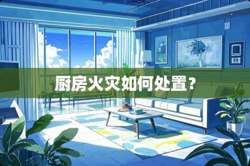 厨房火灾如何处置？