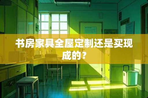 书房家具全屋定制还是买现成的？