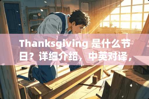 Thanksgiving 是什么节日？详细介绍，中英对译，谢谢！