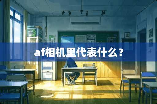 af相机里代表什么？