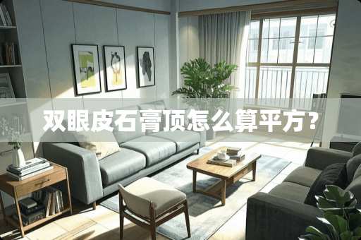 双眼皮石膏顶怎么算平方？