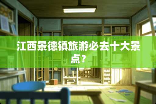 江西景德镇旅游必去十大景点？