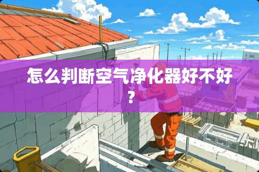 怎么判断空气净化器好不好？