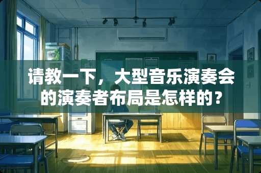 请教一下，大型音乐演奏会的演奏者布局是怎样的？
