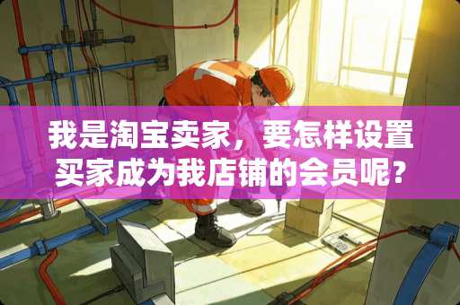 我是淘宝卖家，要怎样设置买家成为我店铺的会员呢？
