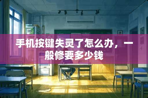 手机按键失灵了怎么办，一般修要多少钱