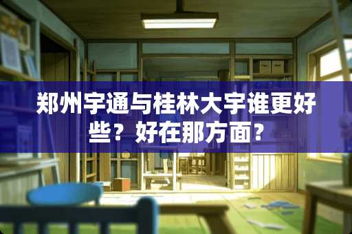 郑州宇通与桂林大宇谁更好些？好在那方面？