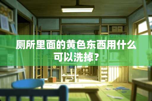 厕所里面的黄色东西用什么可以洗掉？