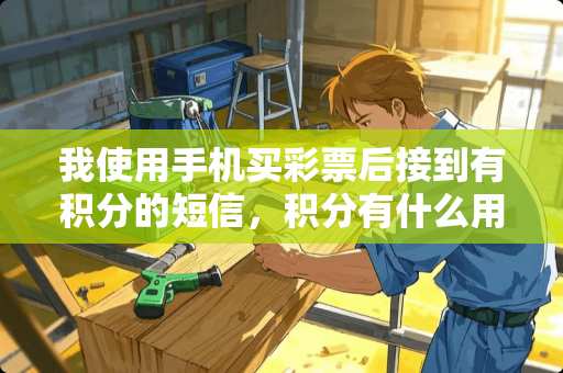 我使用手机买**后接到有积分的短信，积分有什么用啊？