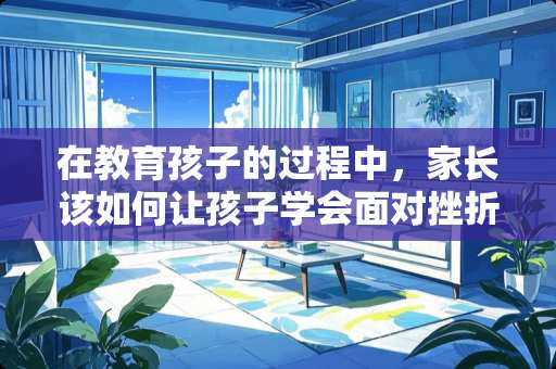 在教育孩子的过程中，家长该如何让孩子学会面对挫折和困难？