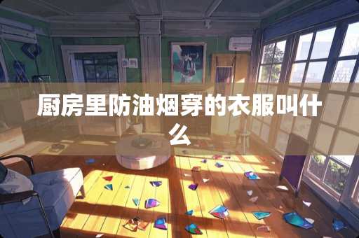 厨房里防油烟穿的衣服叫什么