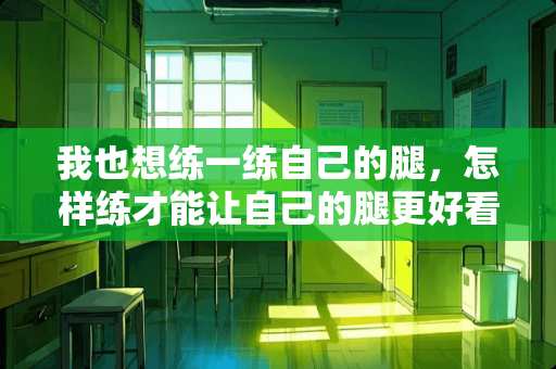 我也想练一练自己的腿，怎样练才能让自己的腿更好看？