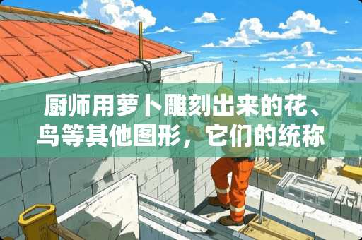 厨师用萝卜雕刻出来的花、鸟等其他图形，它们的统称叫什么？谢谢回答