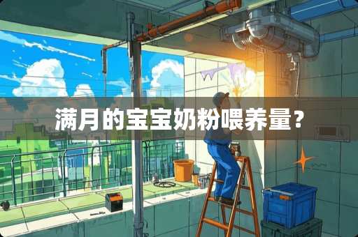 满月的宝宝奶粉喂养量？