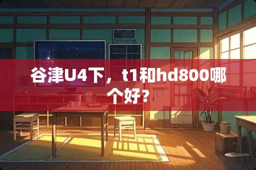 谷津U4下，t1和hd800哪个好？