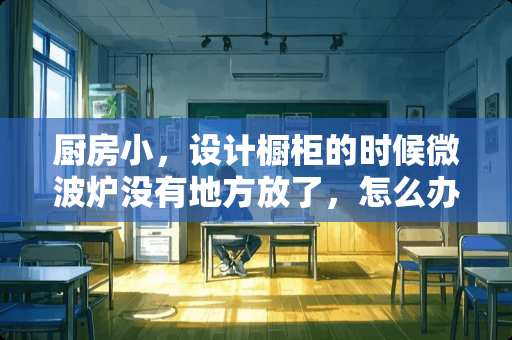 厨房小，设计橱柜的时候微波炉没有地方放了，怎么办