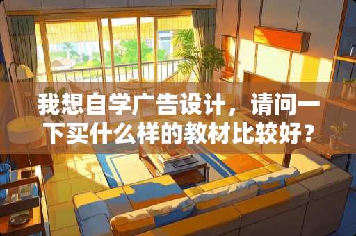 我想自学广告设计，请问一下买什么样的教材比较好？