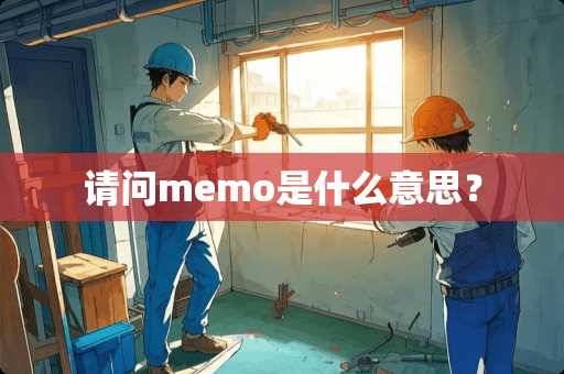 请问memo是什么意思？