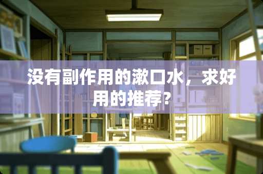 没有副作用的漱口水，求好用的推荐？
