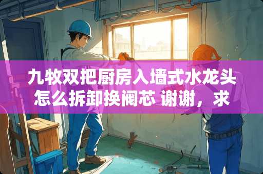 九牧双把厨房入墙式水龙头怎么拆卸换阀芯 谢谢，求解答