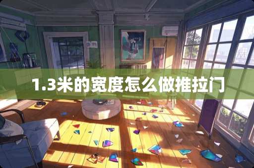 1.3米的宽度怎么做推拉门