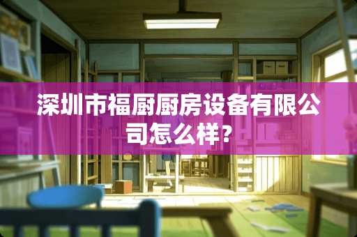 深圳市福厨厨房设备有限公司怎么样？