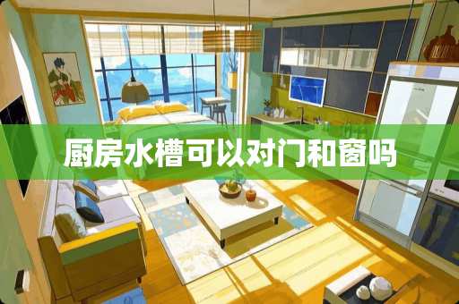 厨房水槽可以对门和窗吗