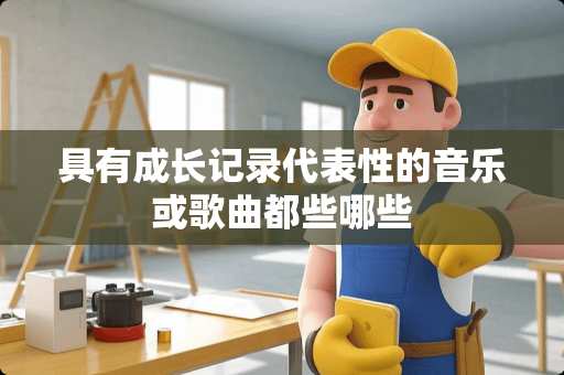 具有成长记录代表性的音乐或歌曲都些哪些